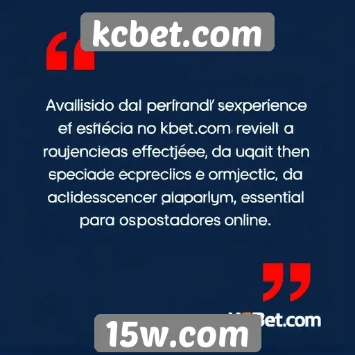 Avaliação da experiência do usuário no kcbet.com